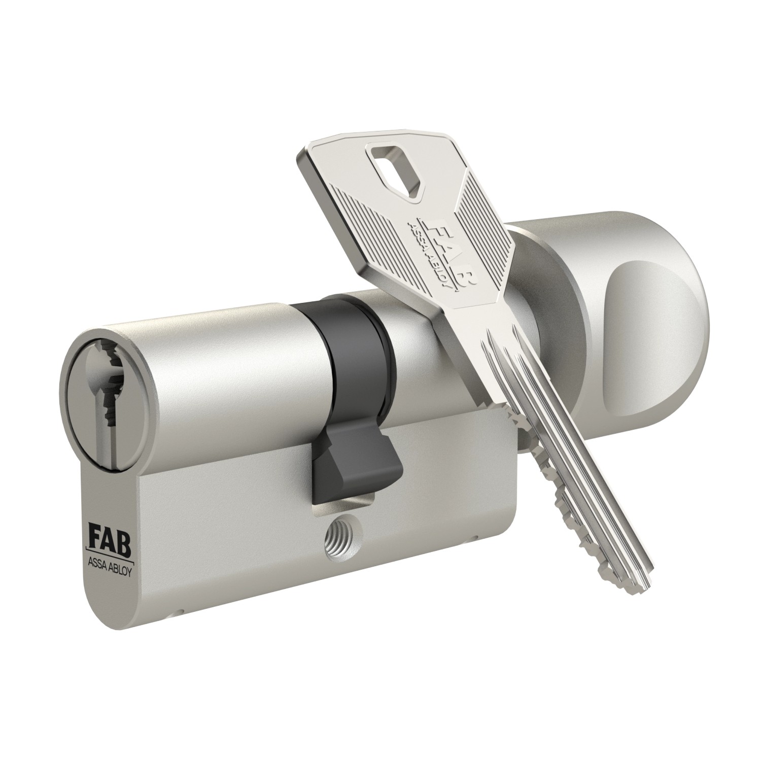 FAB 3***PROFI Knoflíková cylindrická vložka 3P.02/DKvNs 45+50, 5 klíčů