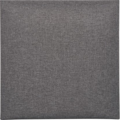 Nástěnný polstr čtverec 30 cm x 30 cm tmavě šedý strukturovaný