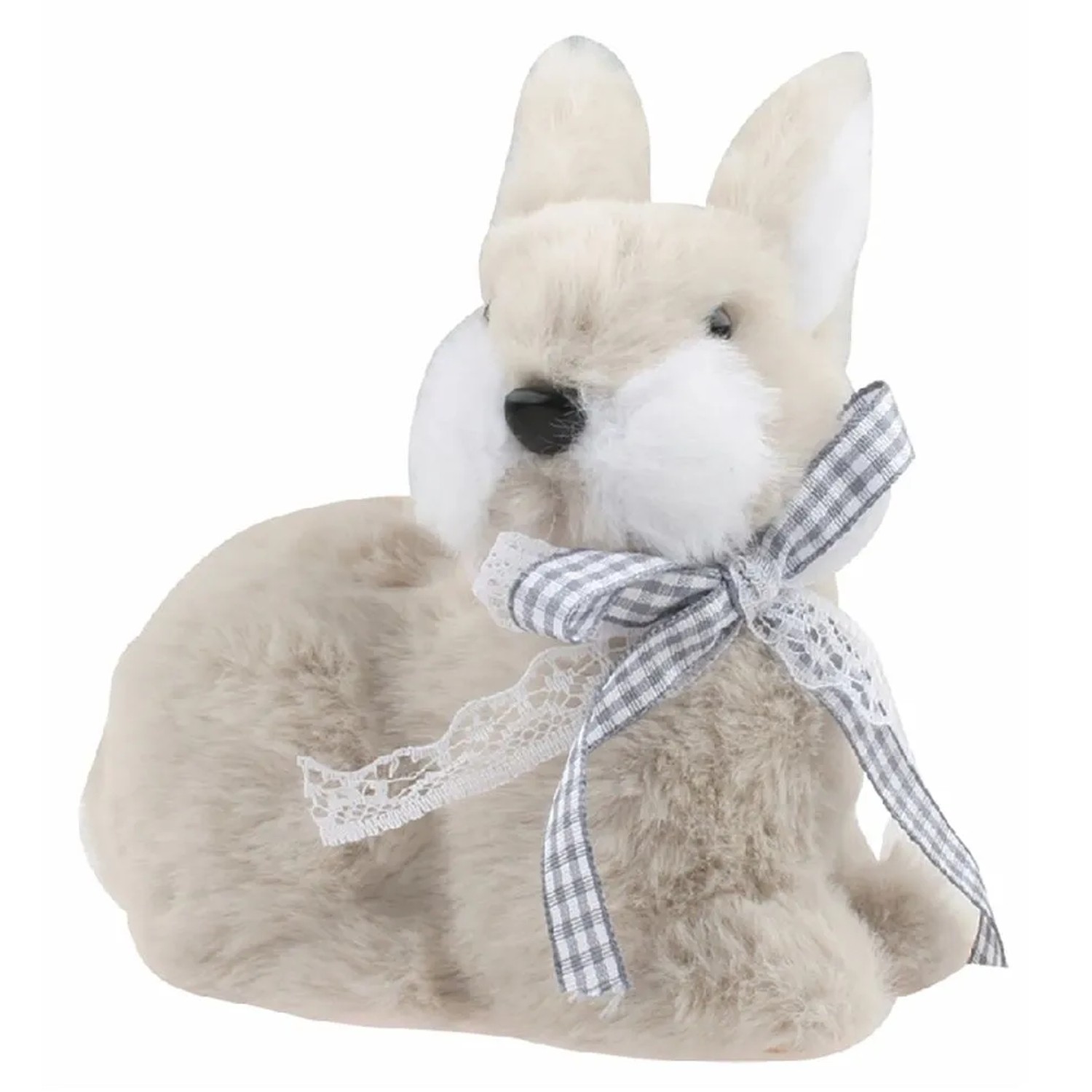 Anděl Přerov Dekorační zajíc 13 x 16 x 8 cm na postavení