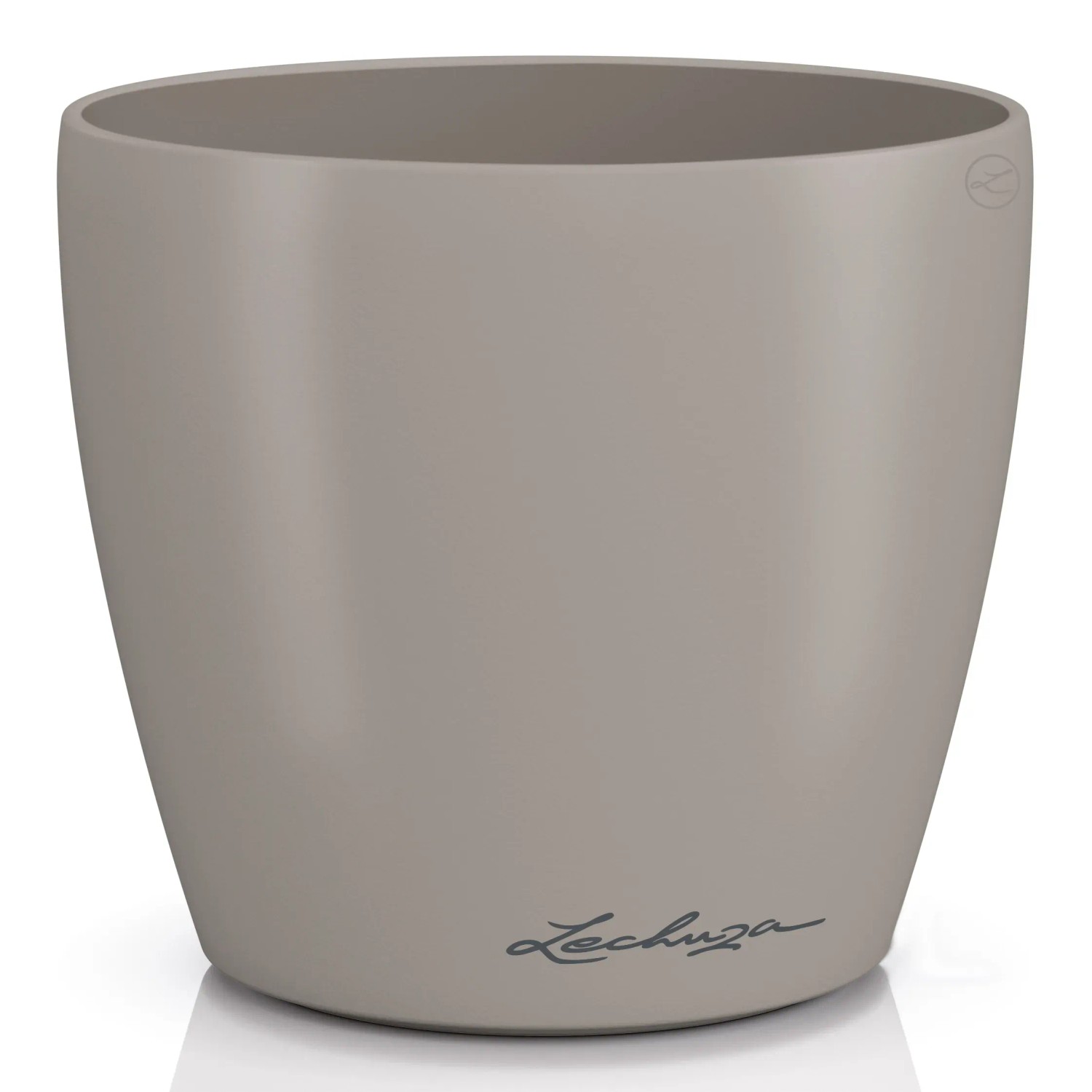 Lechuza Květináč CLASSICO Color SINGLE 12 písková hnědá pr. 13 x 12 cm