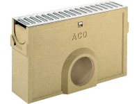 ACO Odtoková vpusť Self Euroline vč. kalového koše, pozink.můstkový rošt, 0,5 m