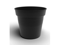GARDENICO Květináč Camelie antracitová pr. 12 x 10,2 cm