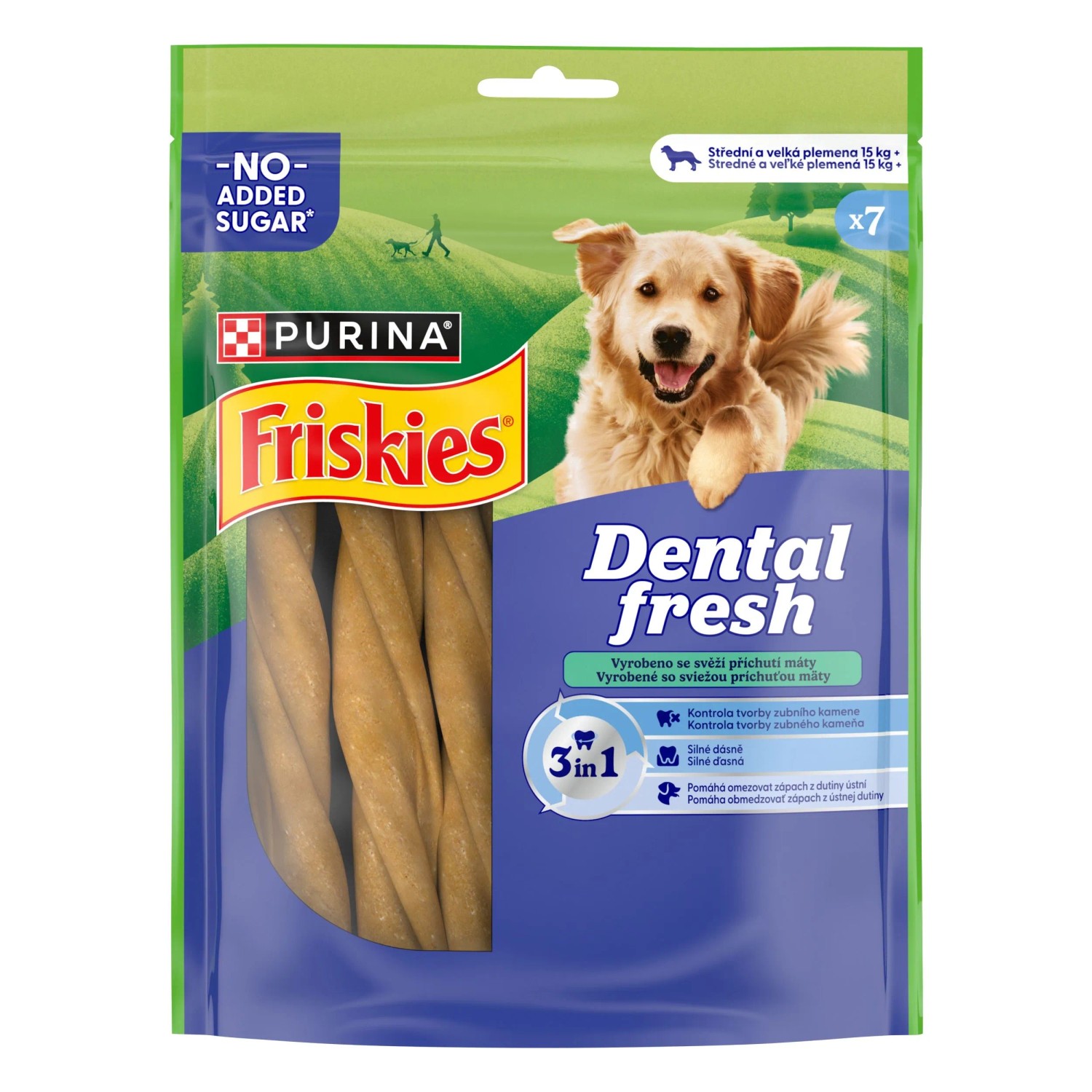 Friskies snack dog - DentalFresh 3 v 1 "M" 180g