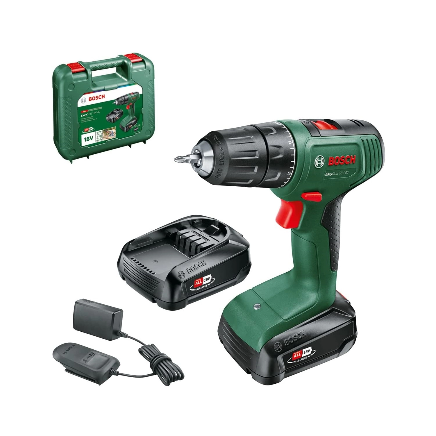 Bosch Aku roubov k Easy Drill 18V 40 aku 2 x 2 0 Ah AL 18V 20