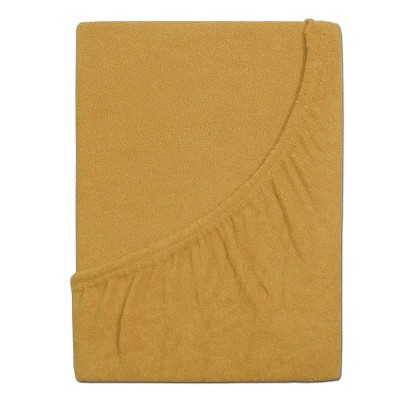 B.E.S. Froté prostěradlo IDEAL hořčicová 160 x 200 cm