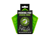 Kiwi Walker Lízací podložka pro psy a kočky PENTA MINI, zelená, 135 x 130 mm