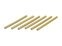 LUX-TOOLS Lepicí patrony zlaté průměr 11 mm, 10 ks