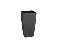 Plastkon Dekorativní květináč Elise antracit matný 20 x 20 x 36 cm