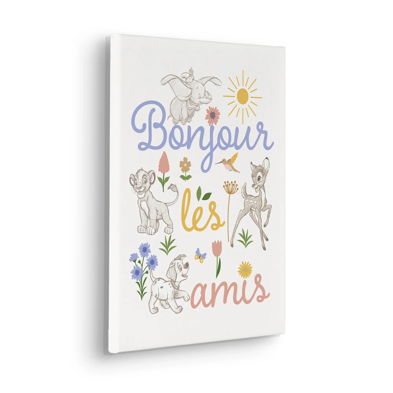 Komar Nástěnný obraz na rámu Disney Classics Bonjour 30 x 40 cm