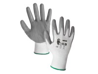 CXS Pracovní rukavice ABRAK, máčené v nitrilu, blistr, vel. 8