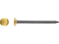 LUX-TOOLS Ocelový hřebík s čočkovou pomosaz.hlav. brynýr.ocel pr. 2,0x25mm, 20ks