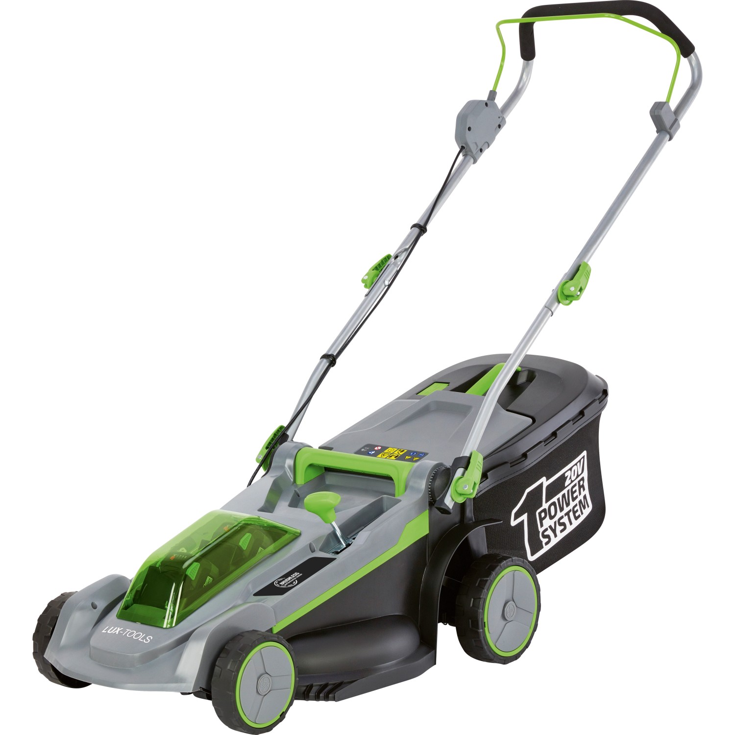 LUX-TOOLS 1 PowerSystem Aku sekačka na trávu A-RM-2x20/43 Set A (2x4,0Ah)