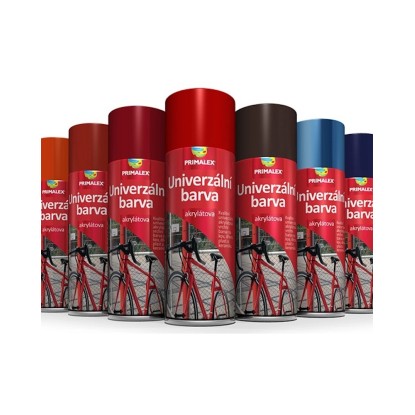 Primalex Univerzálni barva ve spreji RAL 9005 černá matná 400 ml