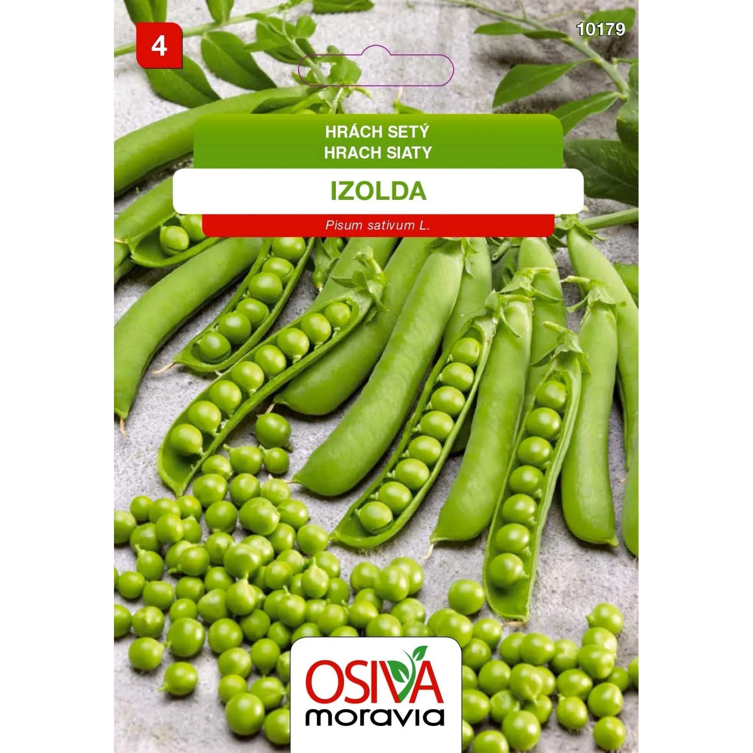 Semínka Hrách setý Izolda (Pisum sativum L.)