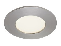 Briloner LED vestavné svítidlo FLAT IN nikl, 3 ks, 85 x 25 mm