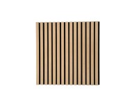 ASKO Designový akustický panel, dub bělený, černá plsť, 18 x 600 x 2400 mm ASKO Designový akustický panel, dub bělený, černá plsť, 18 x 600 x 2400 mm