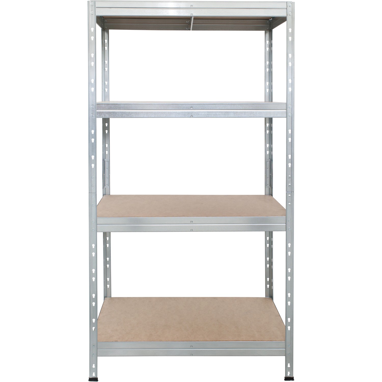 AR Shelving Kovový regál RIVET pozinkovaný, 4 police, 300 kg, 180 x 90 x 45 cm