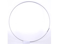Drátěný kruh bílý 25 cm