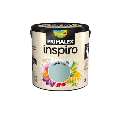 PRIMALEX Barevný vnitřní malířský nátěr Inspiro mořská pěna 2,5 l