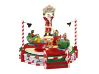 Lemax Vánoční dekorace Santa´s Peppermint Teacup Spinner