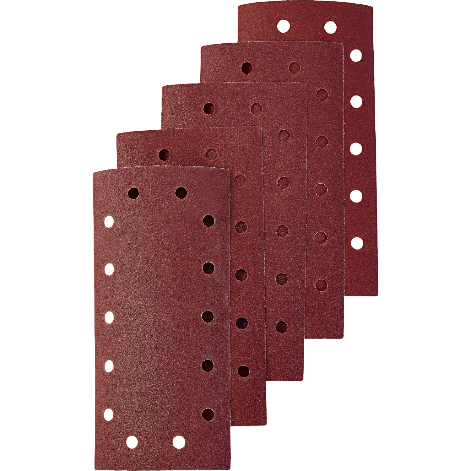 LUX-TOOLS Brusný papír Comfort K120 děrovaný, 5 ks, 115 x 230 mm