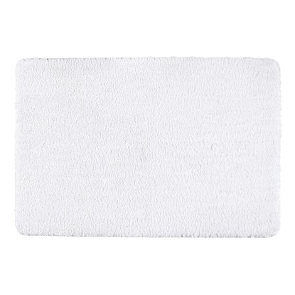 Wenko Koupelnová předložka Badia, bílá, 60 x 90 cm