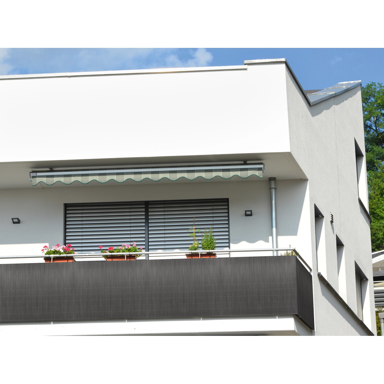 VLC Balkónová zástěna LOP antracitová 90 x 300 cm