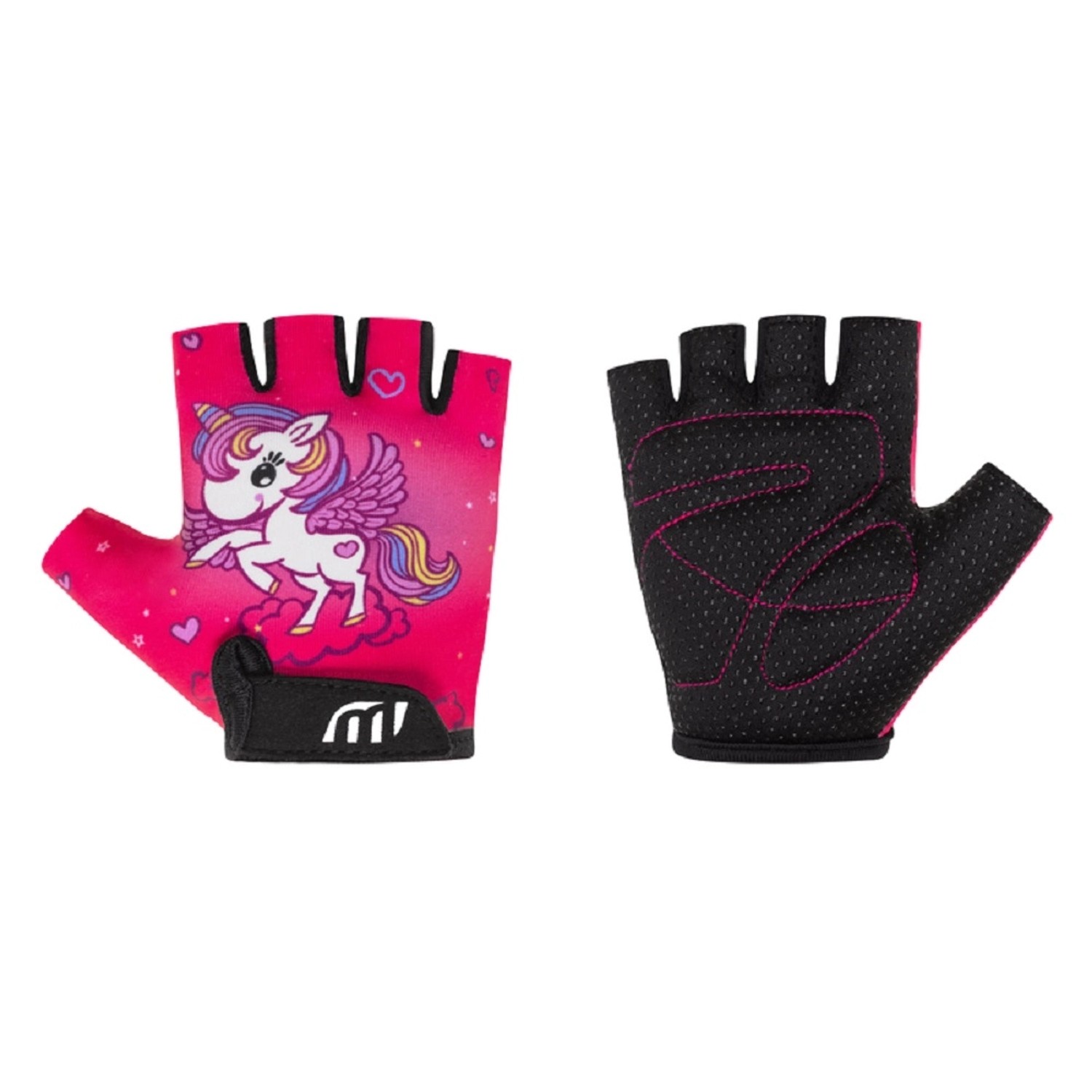 CAPPA Cyklistické rukavice dětské, růžová, vel. 5-6