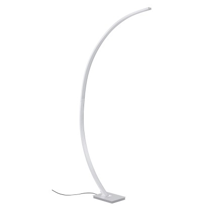 LED Stojací lampa kartáčovaný hliník 1x LED-Platine/18 W