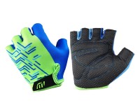 CAPPA Cyklistické rukavice chlapecké, modrá/zelená, vel. 5-6