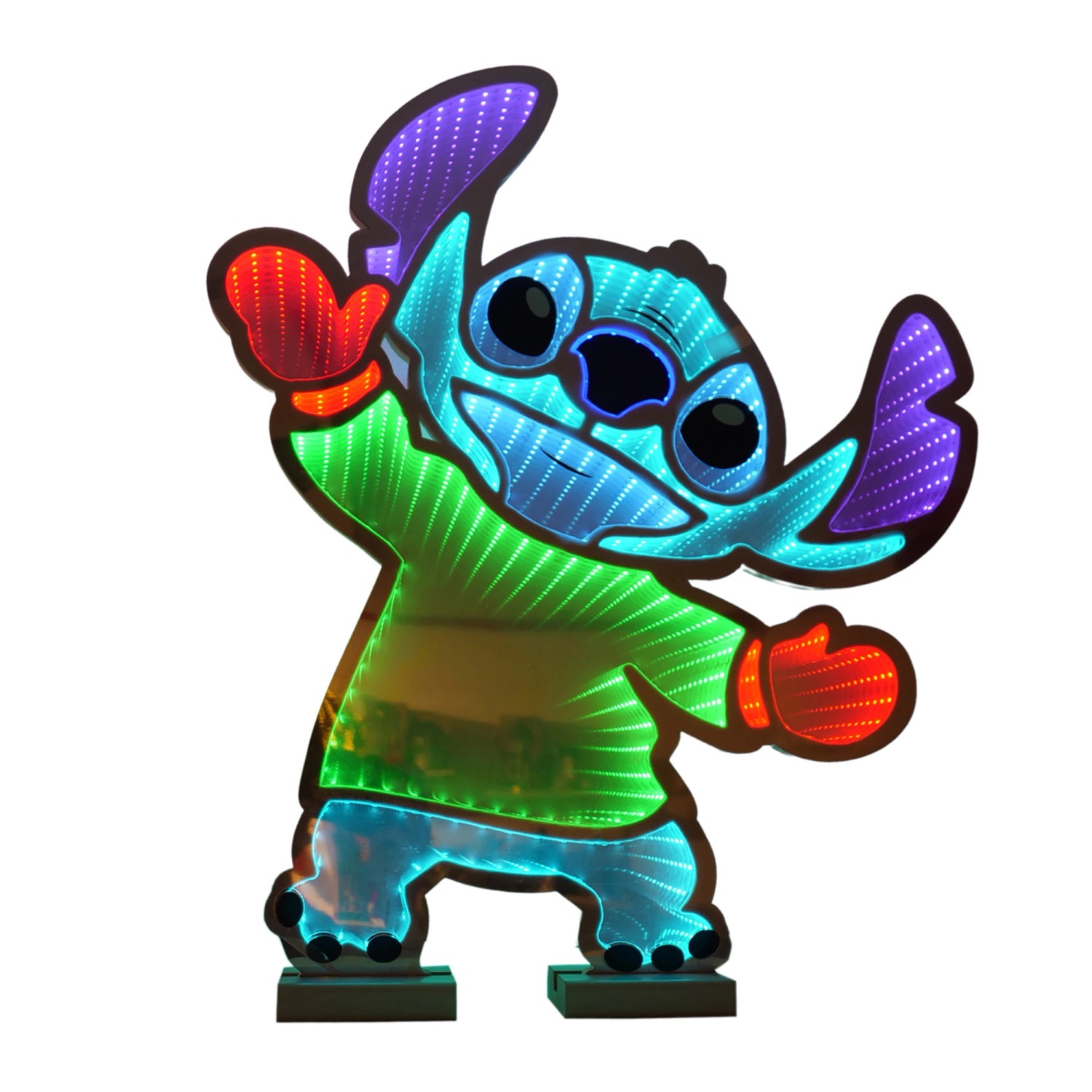 Disney Interiérová vánoční figurka Infinity Mirror Stitch, 45 cm