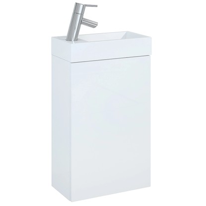 Maximus Koupelnová skříňka vč. umyvadla EFI, lesklá bílá, 68 x 40,2 x 22,2 cm