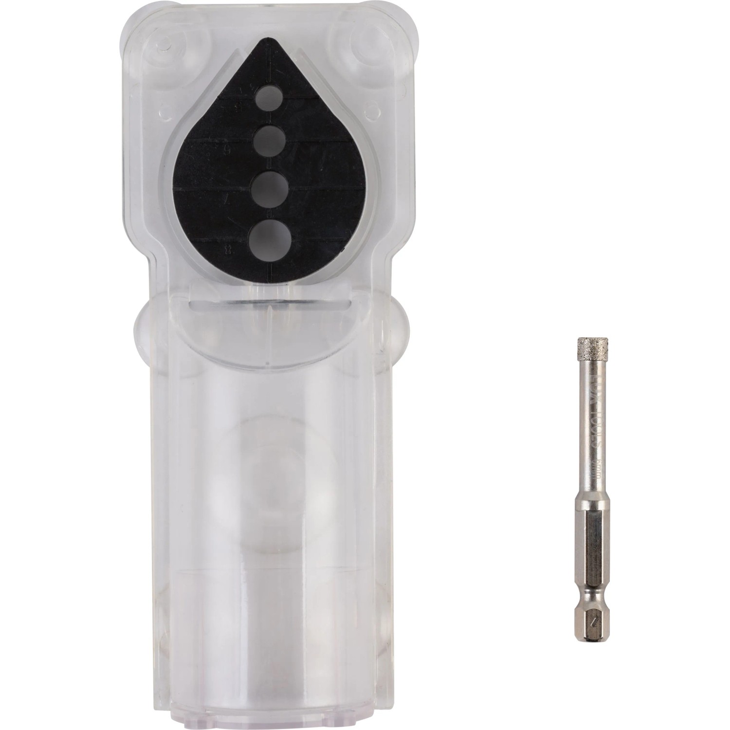 Levně LUX-TOOLS Diamantový vrták pr. 6 x 60 mm vč. vrtací šablony