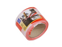 LUX-TOOLS Páska výstražná červenobílá Classic 50 m