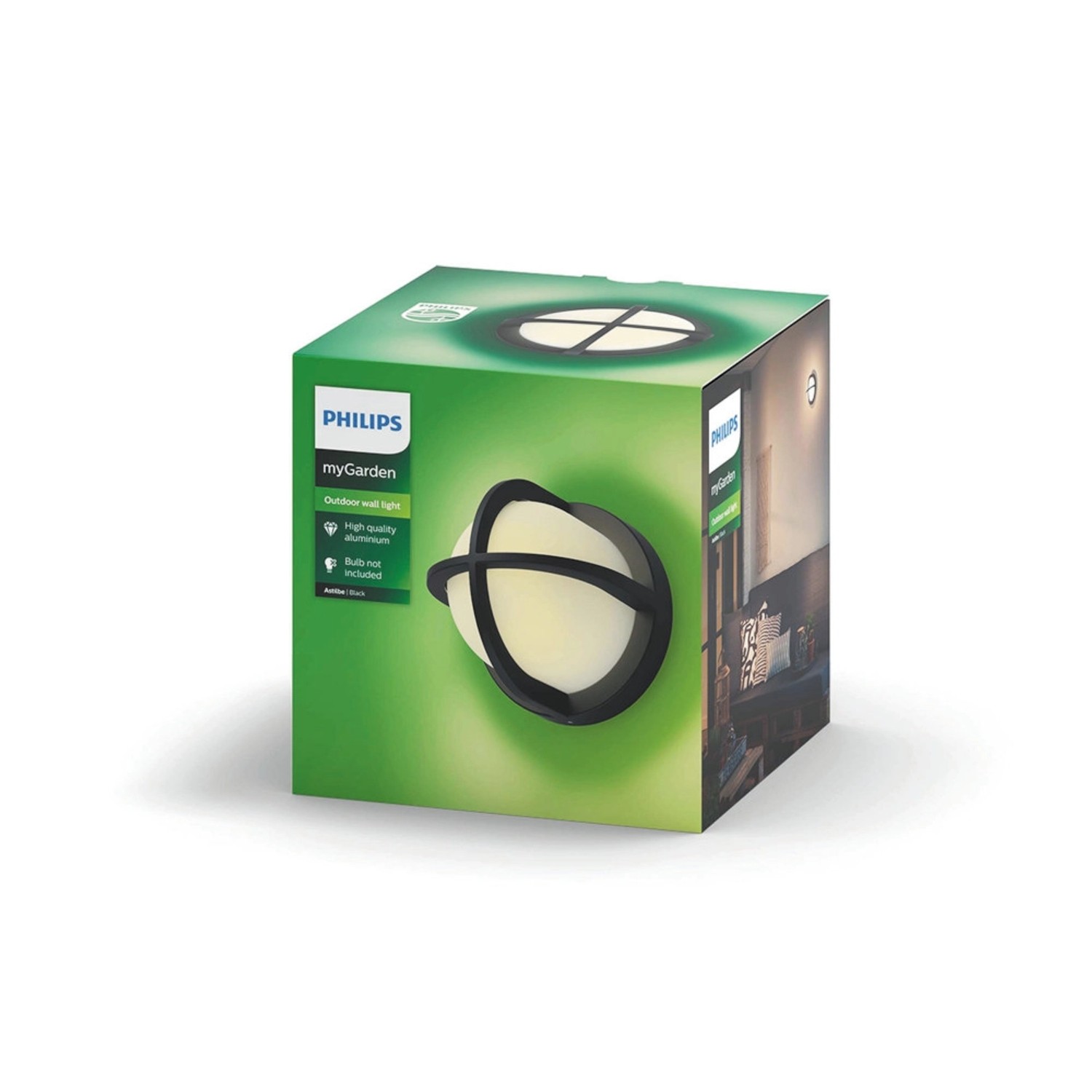 Philips Venkovní nástěnné svítidlo Astilbe E27, IP44