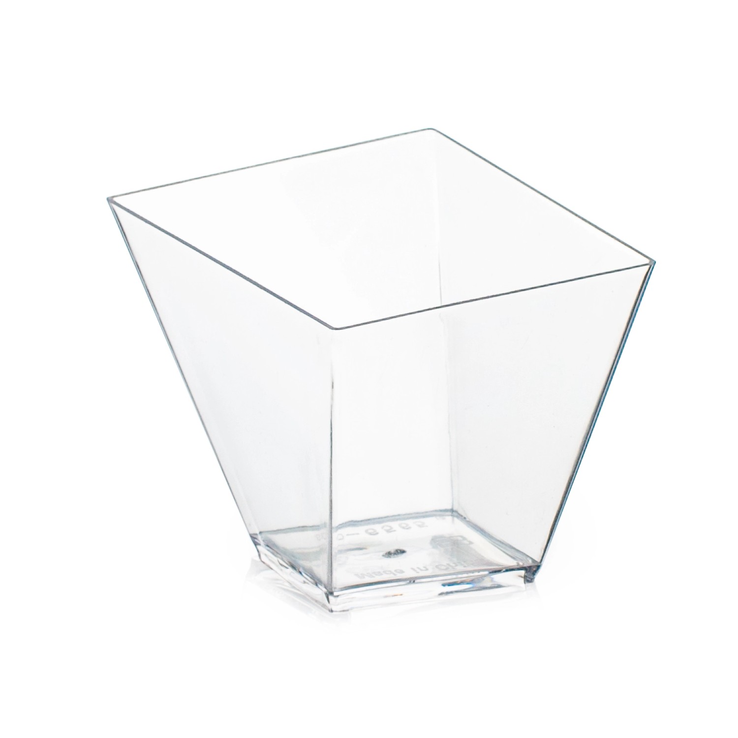 Pohárek na panna cottu, plast, 6,5 x 6 x 6,8 cm, 100 ml, 6 ks