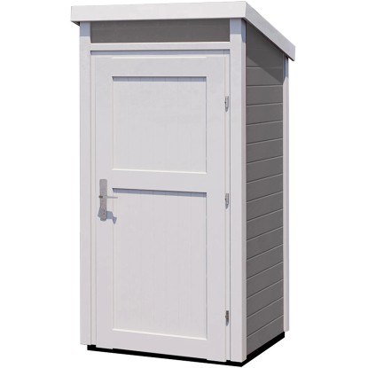 Weka Dřevěný zahradní domek 367, šedá, 102 x 95 cm