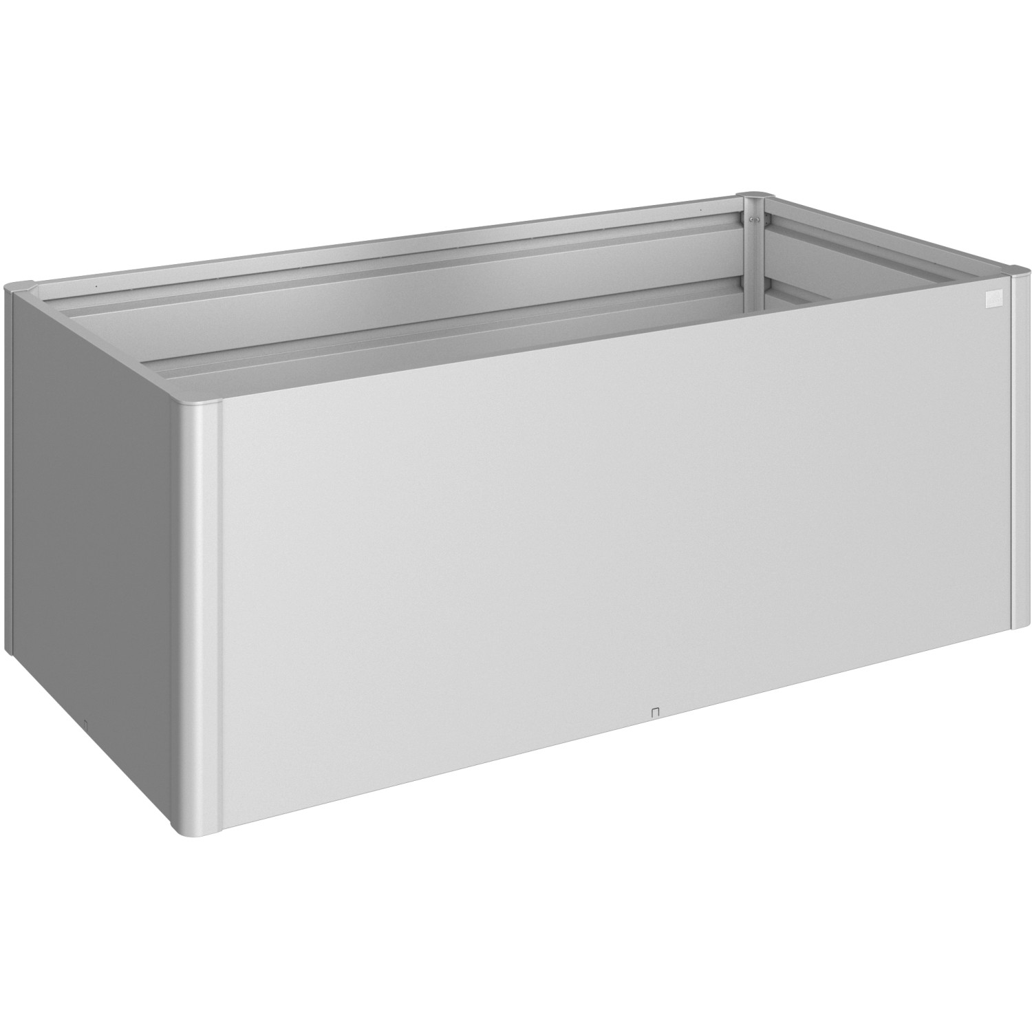 Biohort Vyvýšený záhon 2 x 1 stříbrný, 201 x 102 x 77 cm