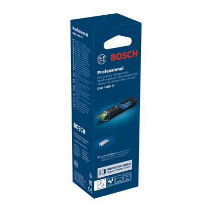 Balení zkoušečky napětí Bosch Professional GVD 1000-17, bezkontaktní.