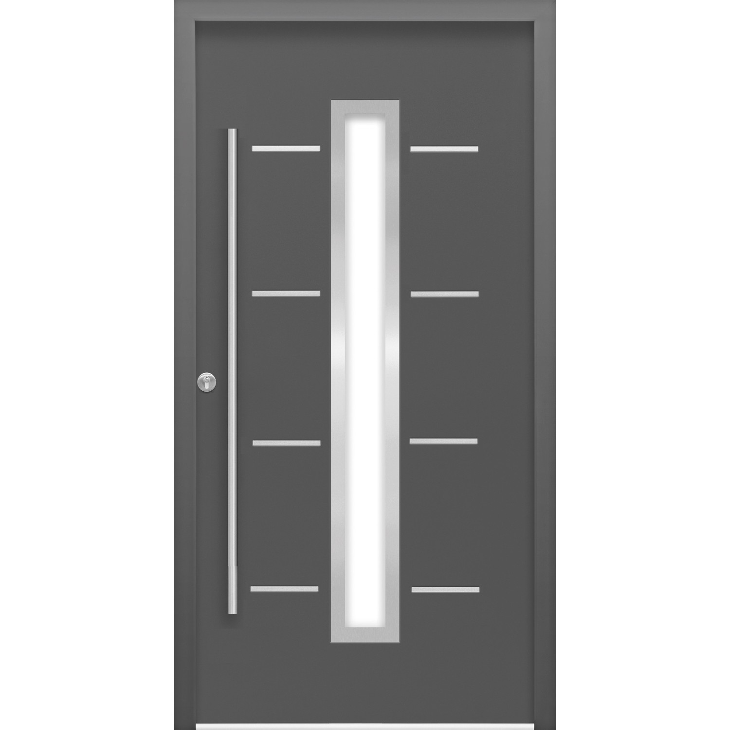 SPLENDOOR Vchodové dveře ThermoSpace MILANO PRIME antracit 100 L