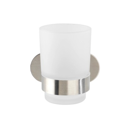 Wenko Nástěnný držák na kartáčky Turbo-Loc Uno Orea Matt, matná nerez