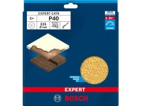 Bosch Brusný papír EXPERT C470, 19 otvorů, P40, pr. 225 mm, 5 ks