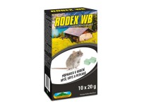 Nohel Garden Rodex WB parafínové bloky rodenticid 10 x 20 g