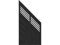 Napojovací Prvek plotu Nicea antracit 180/90x 90 cm