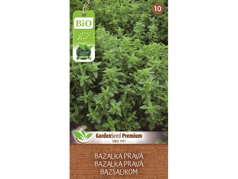 GardenSeed Premium Semínka Bazalka pravá BIO koupit v OBI