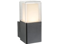 GLOBO LED venkovní nástěnné svítidlo DALIA hliník černé