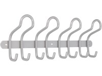 Háčková lišta kov hliník vzdálenost otvorů 2 mm x 180 mm