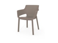 KETER Zahradní židle Eva, cappuccino, 57,7 x 62,5 x 79 cm KETER Zahradní židle Eva, cappuccino, 57,7 x 62,5 x 79 cm