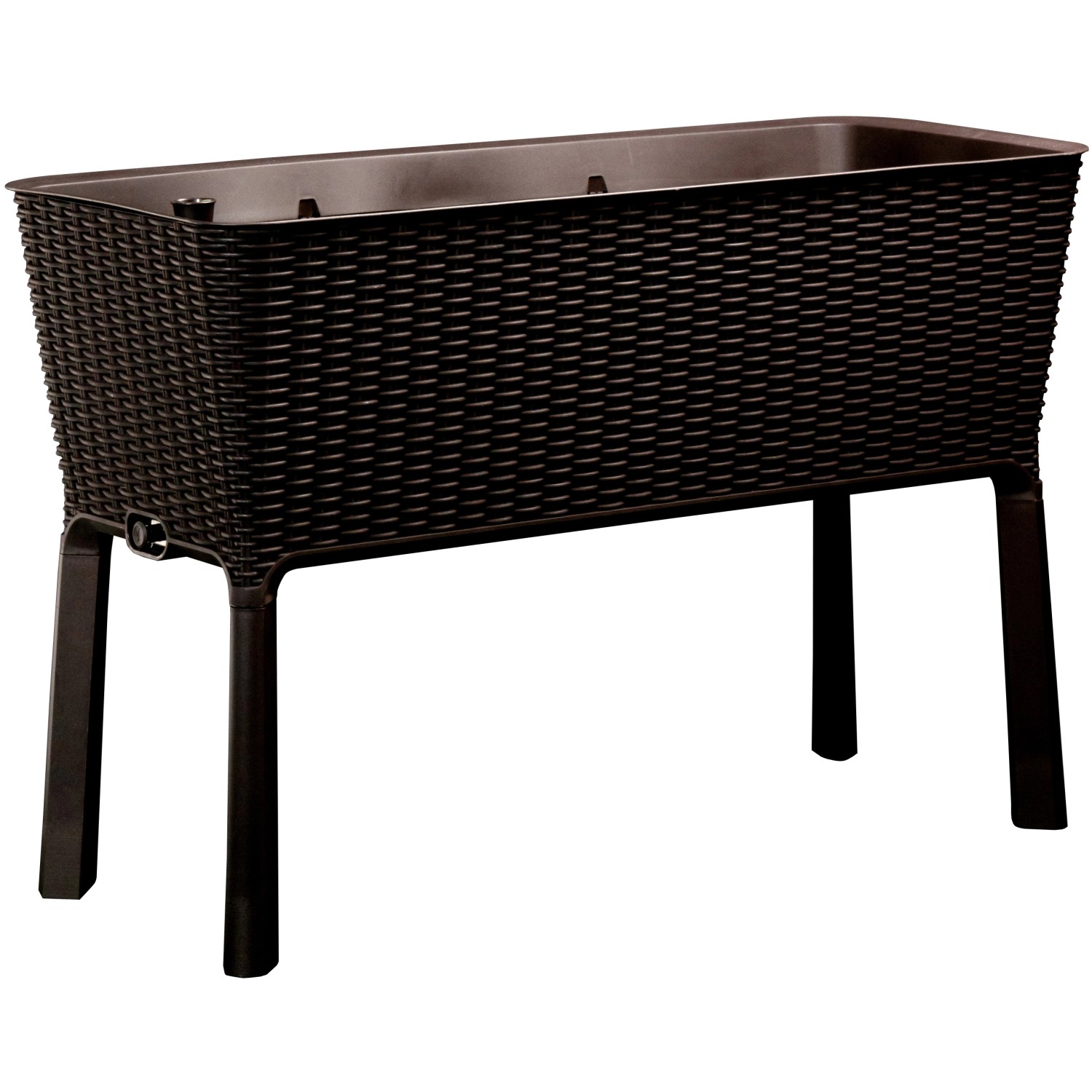 Truhlík na nožičkách KETER Easy Grow - hnědý