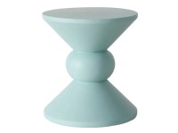 Boltze Dekorativní stolek Rosalio, světlá modrozelená, pr. 35 x 40 cm